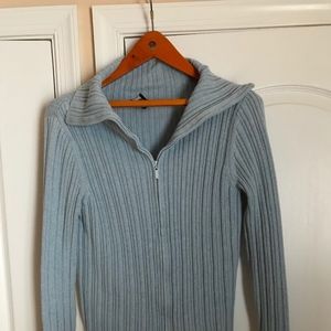 EILEEN FISHER Baby Blue Cotten Sweater - Size M